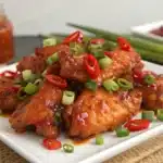 spicy chicken wings featured image