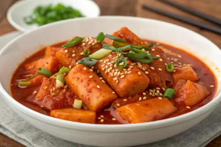 spicy korean tteokbokki featured image