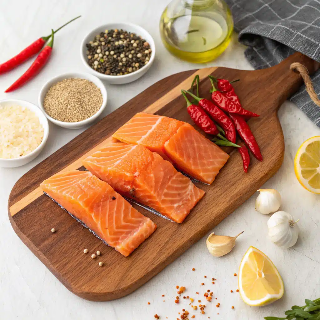 spicy salmon bites ingredients