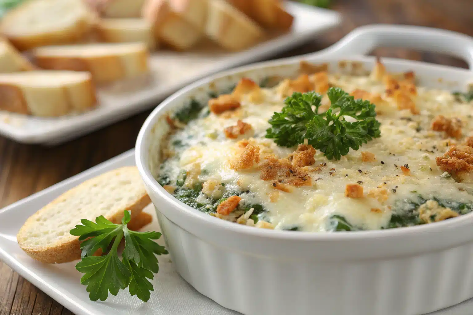 spinach artichoke dip featured image