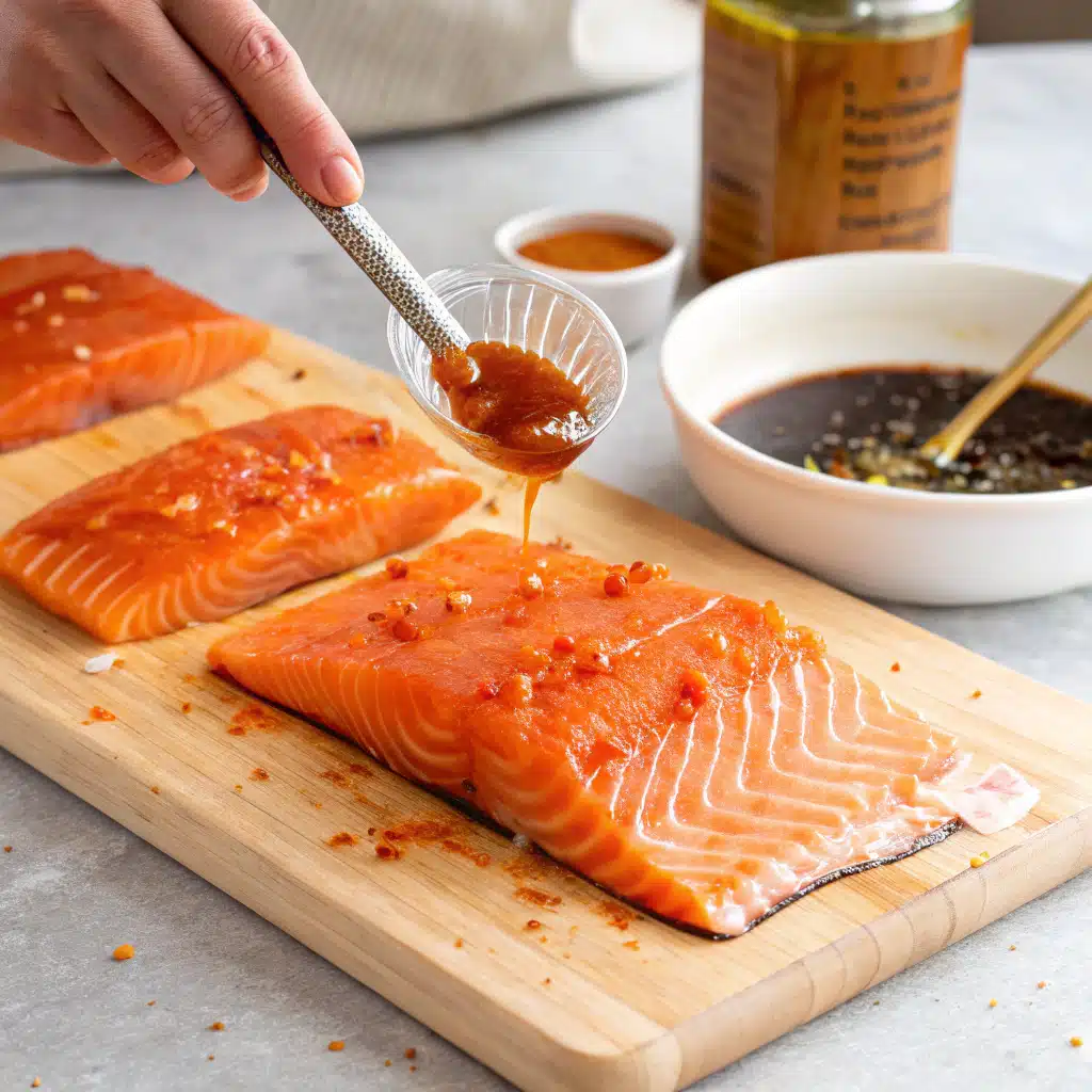 Sriracha Honey Salmon First Step