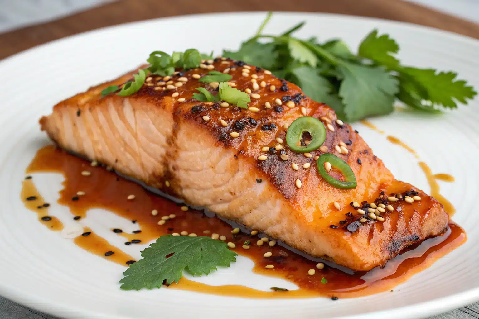 sriracha honey salmon featured image
