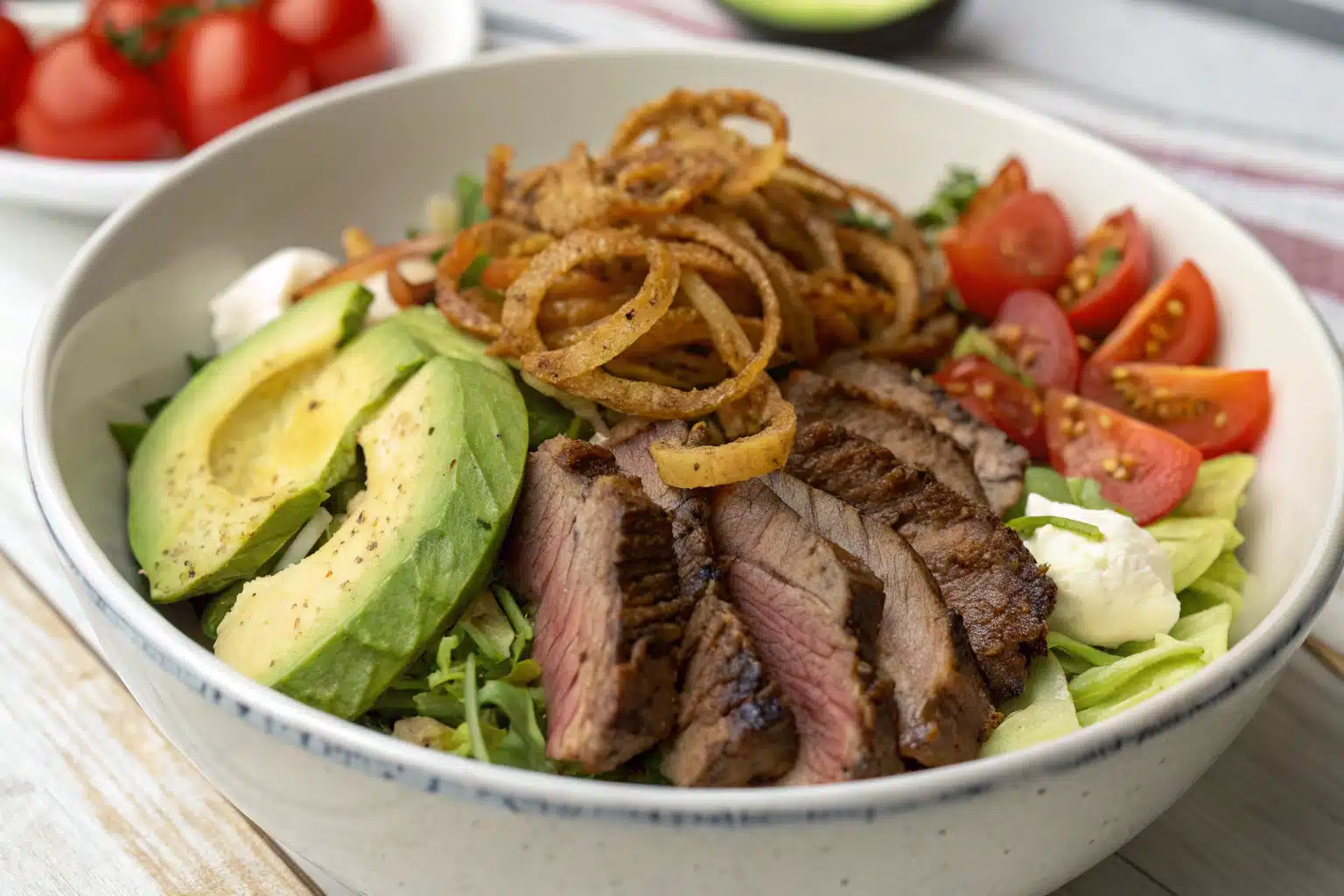 steak avocado bowl featured image