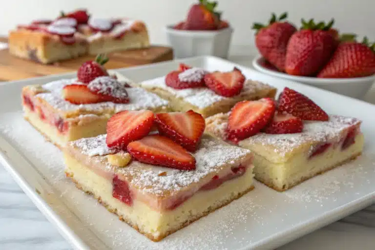 strawberry shortcake bars featured image