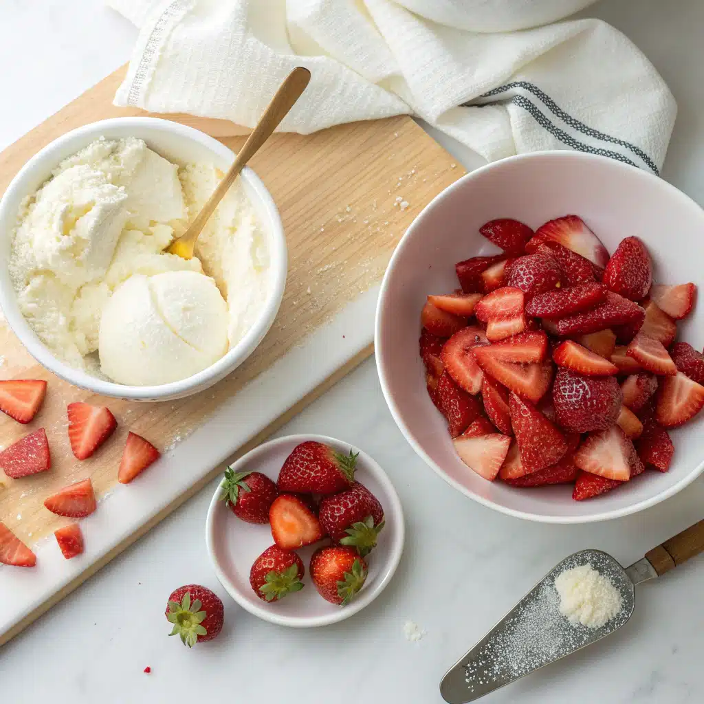 strawberry shortcake ice cream First Step