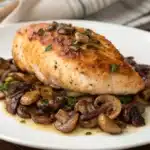 stuffed chicken breast with mushrooms featured image