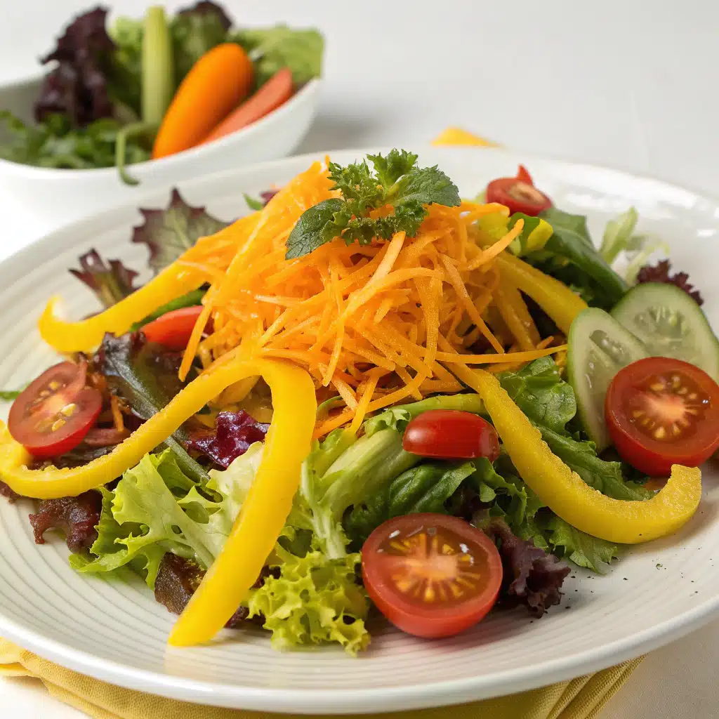 sunshine salad serving