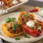 taco stuffed peppers featured image