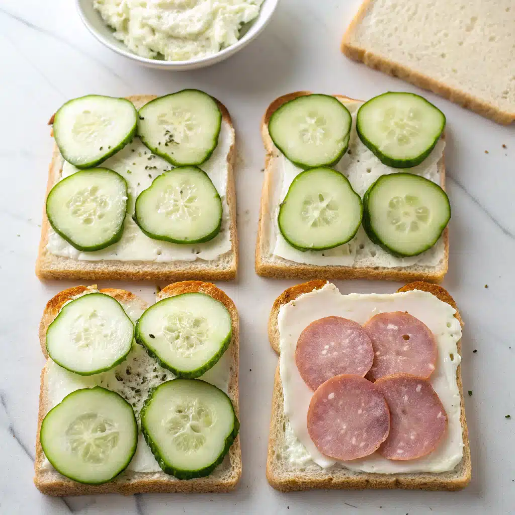 Tea sandwiches First Step
