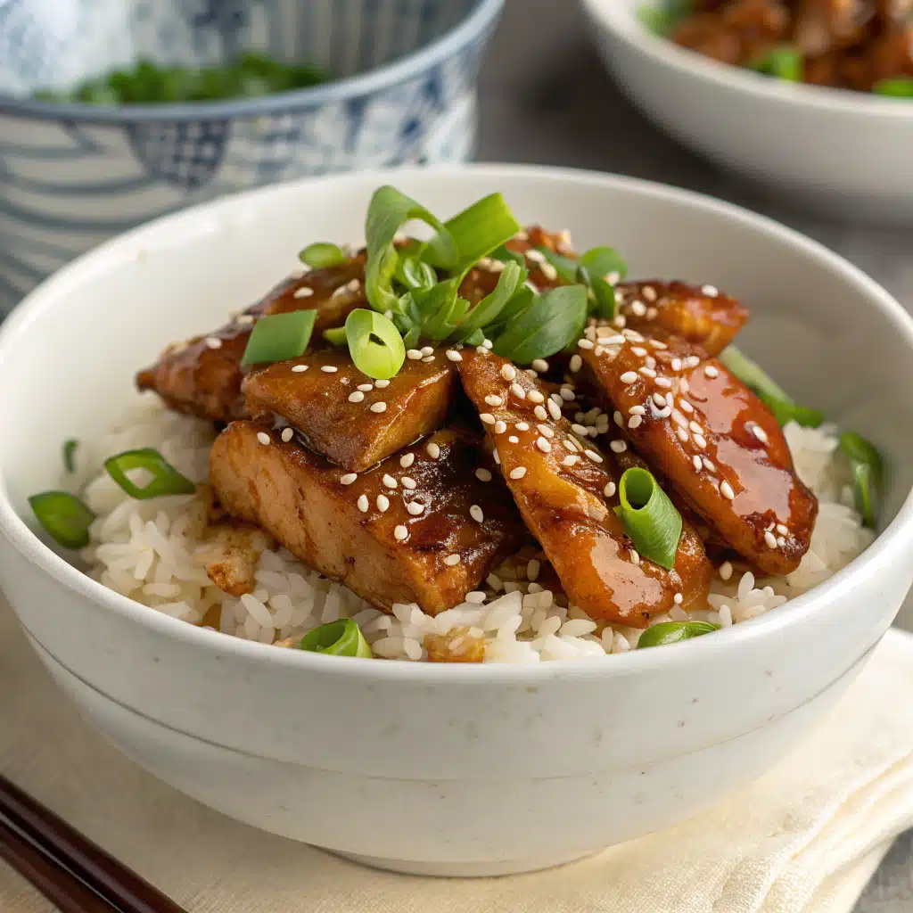 Teriyaki Chicken Bowl Serving