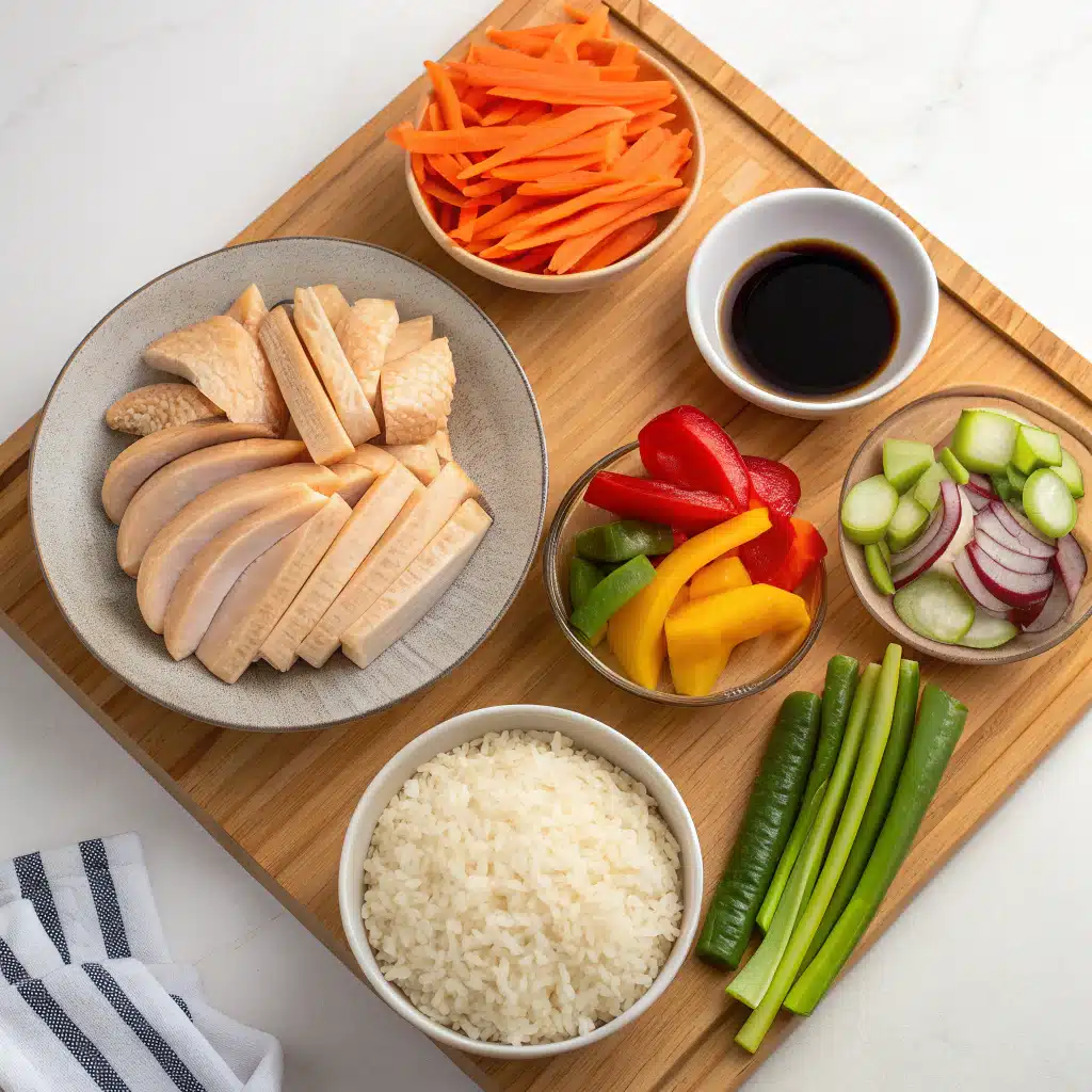 teriyaki chicken bowl ingredients