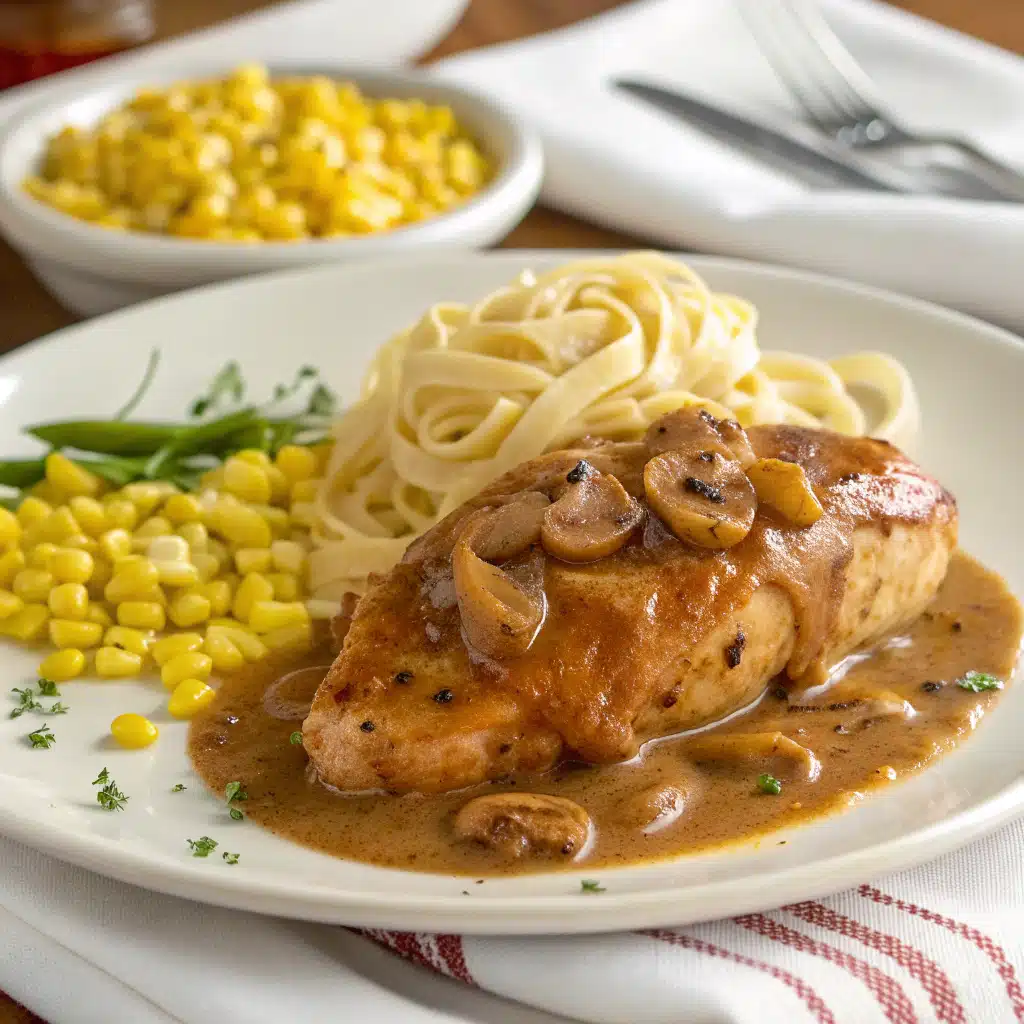 texas roadhouse smothered chicken Serving