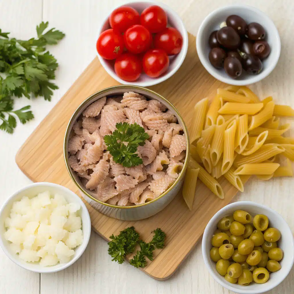 tuna pasta salad ingredients
