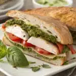 turkey pesto sandwich featured image
