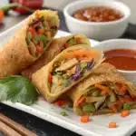 vegetable egg rolls featured image