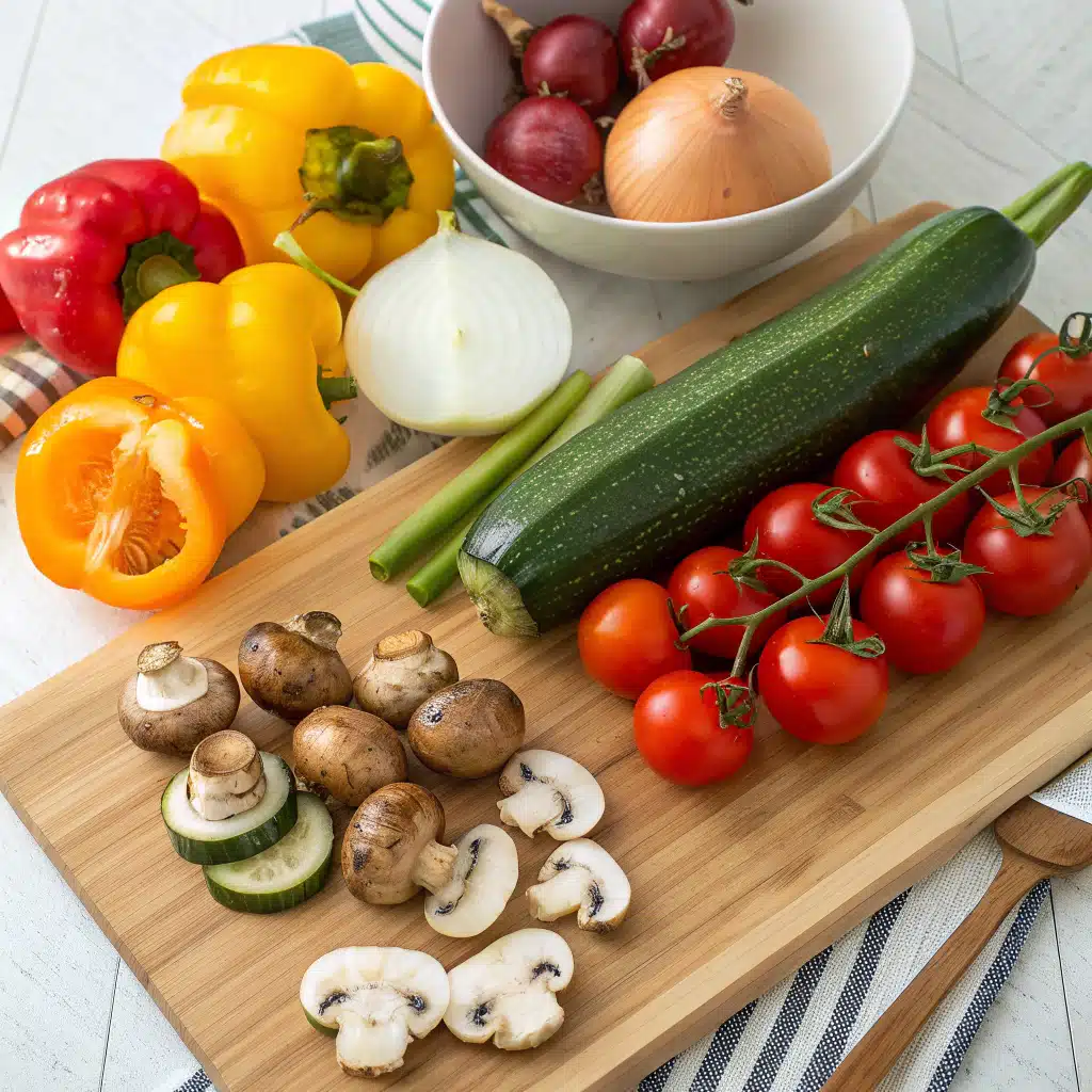 BBQ Veggie Kabobs ingredients