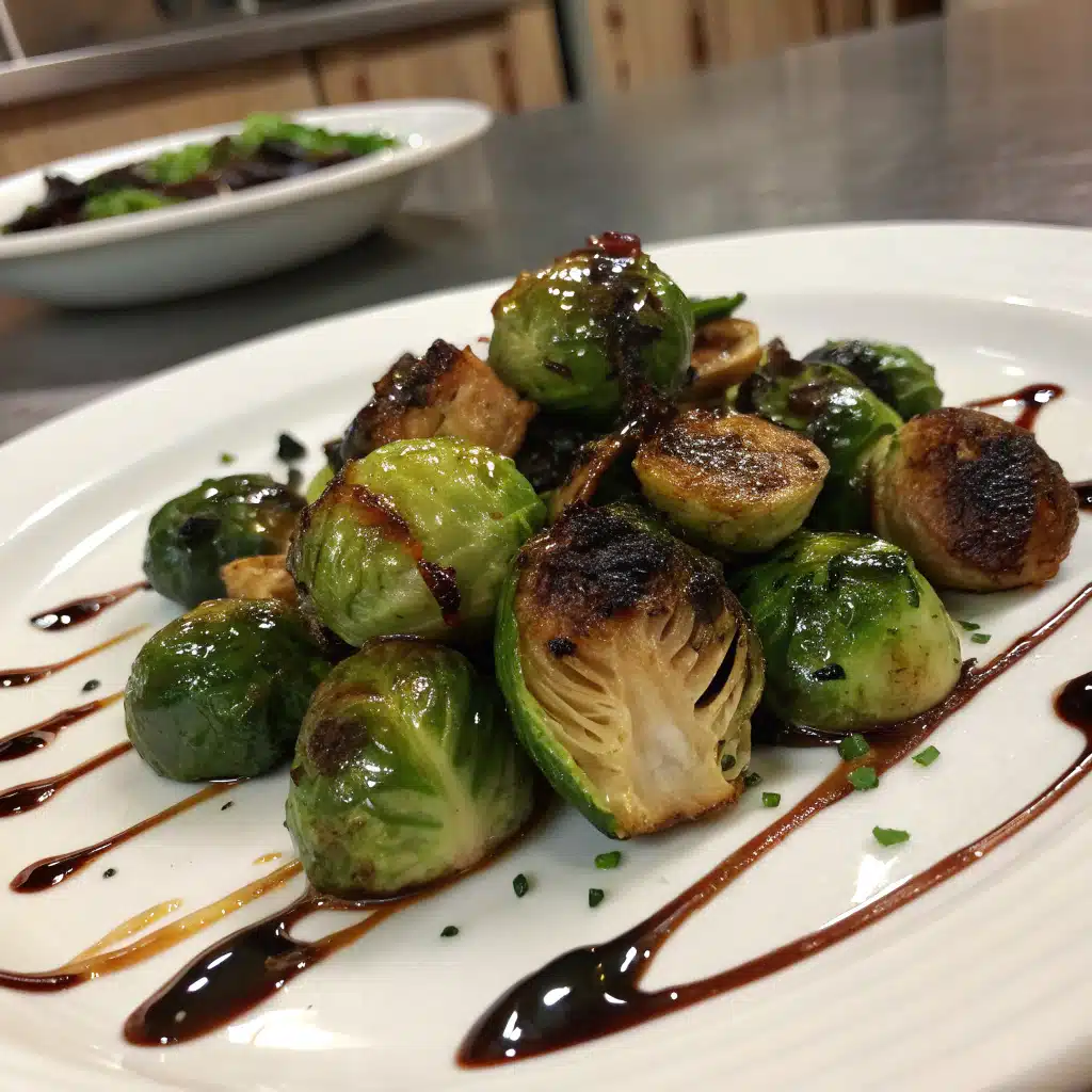 Balsamic Brussels Sprouts Serving