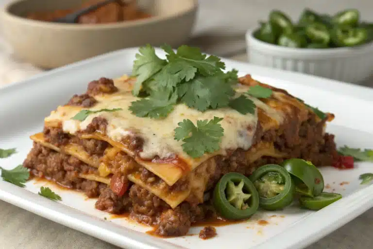 Beef Enchilada Casserole featured image