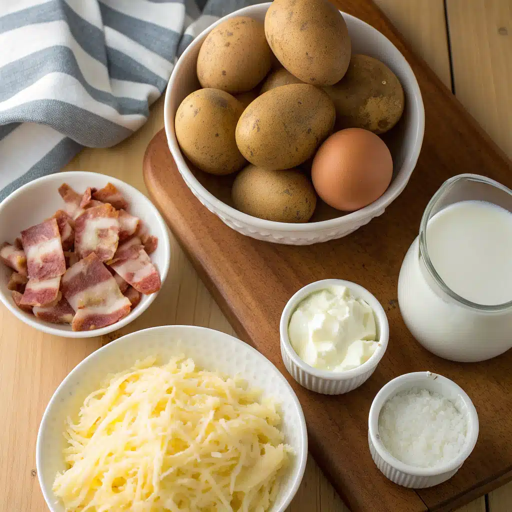 Carbonara Mashed Potatoes ingredients