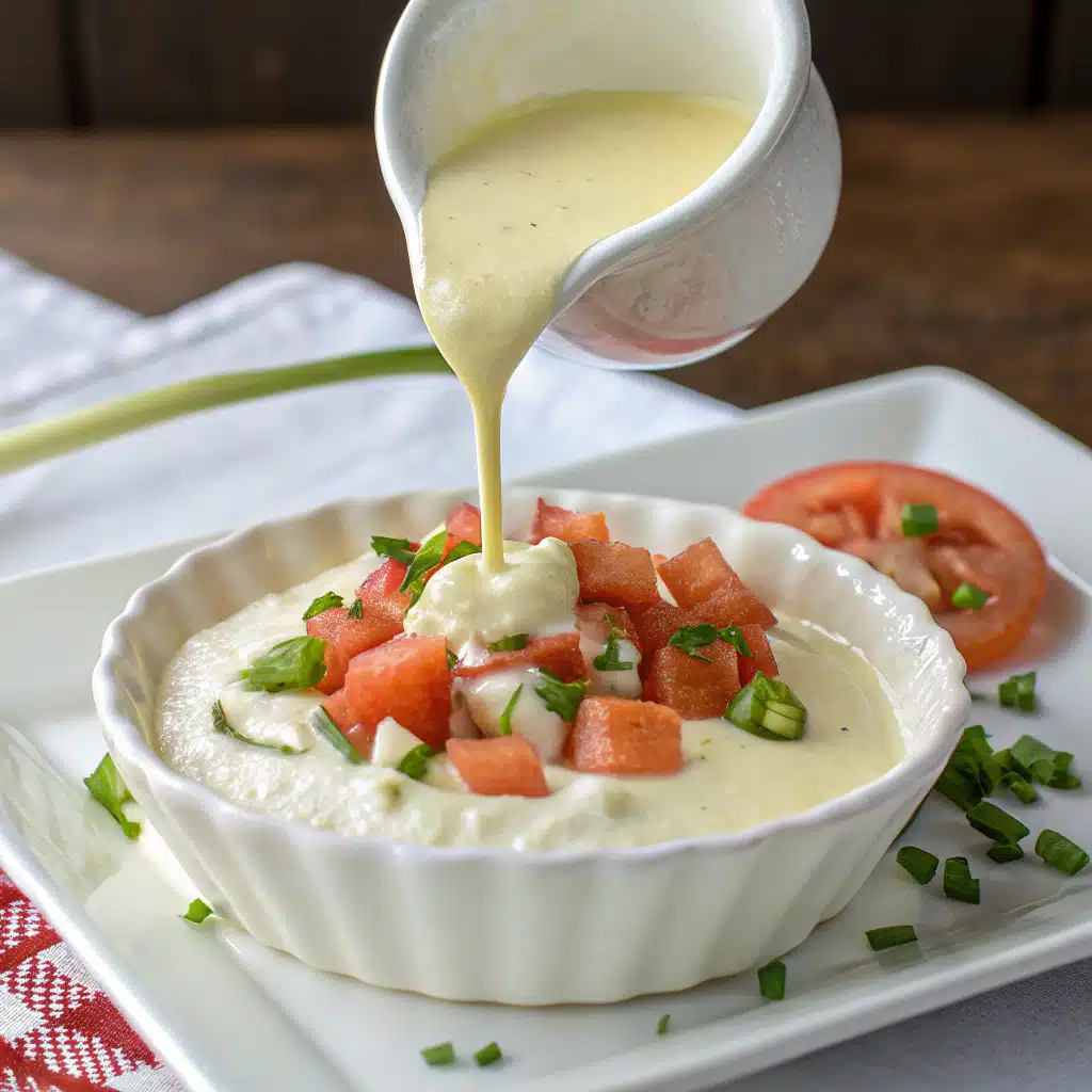 Creamy Queso Blanco Serving