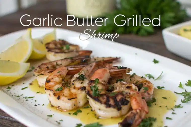 Garlic Butter Grilled Shrimp featured image