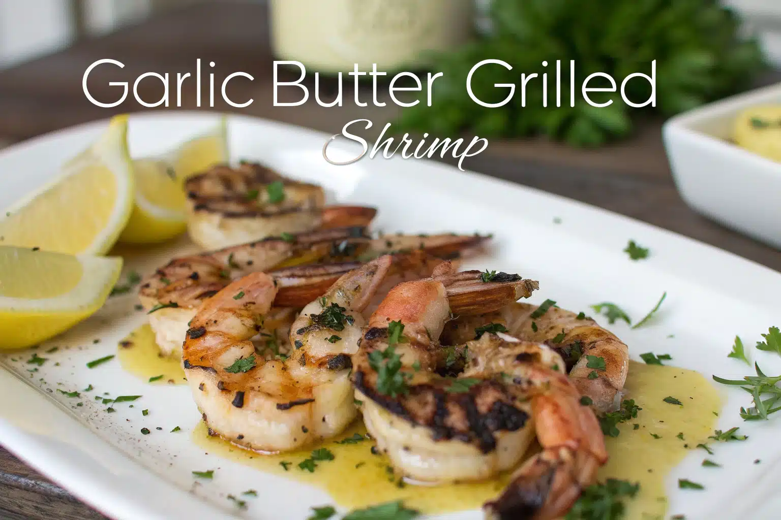 Garlic Butter Grilled Shrimp featured image