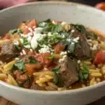 Greek lamb orzo stew featured image