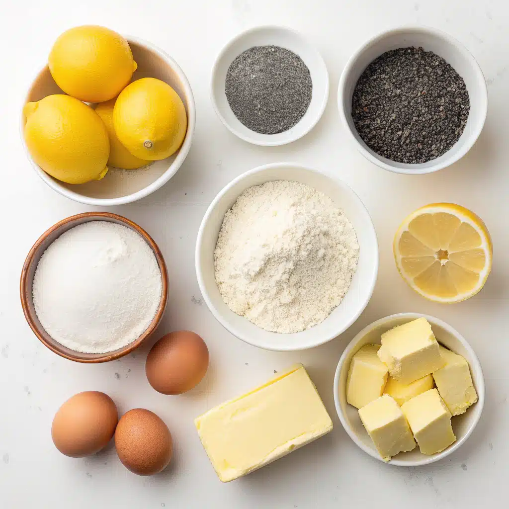 Lemon Poppy Seed Cake ingredients