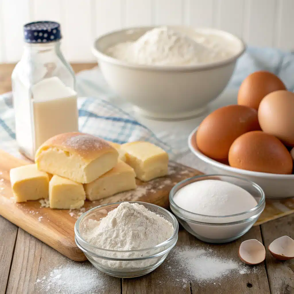 Parker House Rolls ingredients