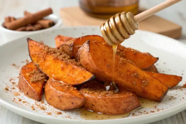 Roasted Sweet Potatoes with Honey and Cinnamon featured image