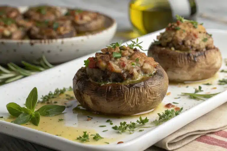 Sausage-Stuffed Mushrooms featured image