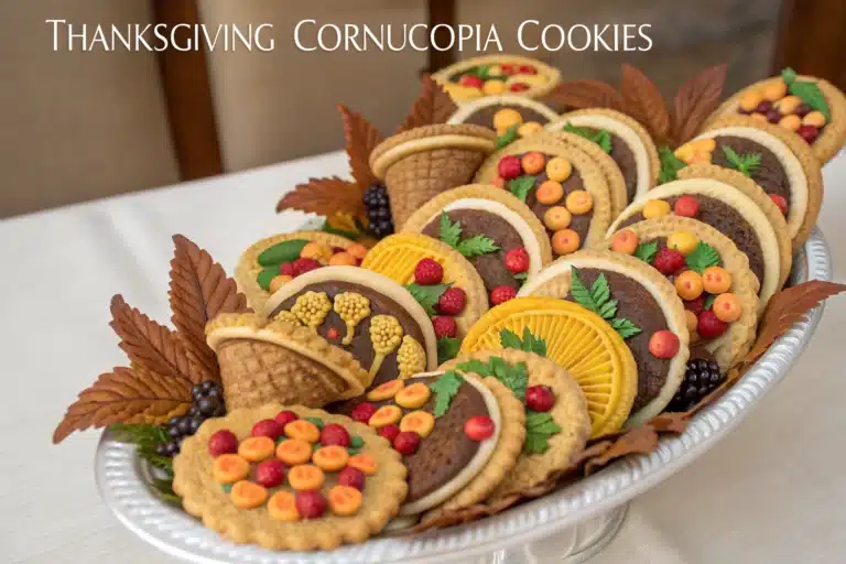 Thanksgiving Cornucopia Cookies featured image