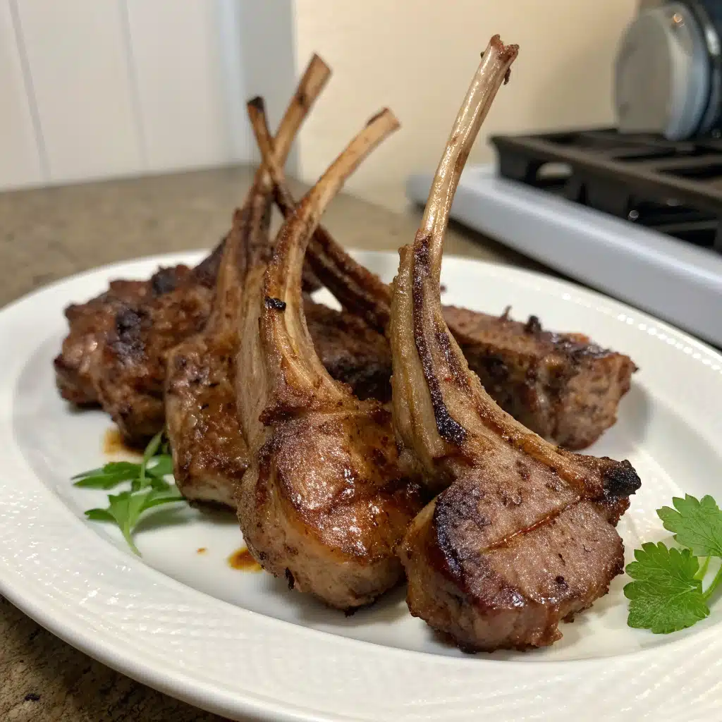 air fryer lamb chops Serving