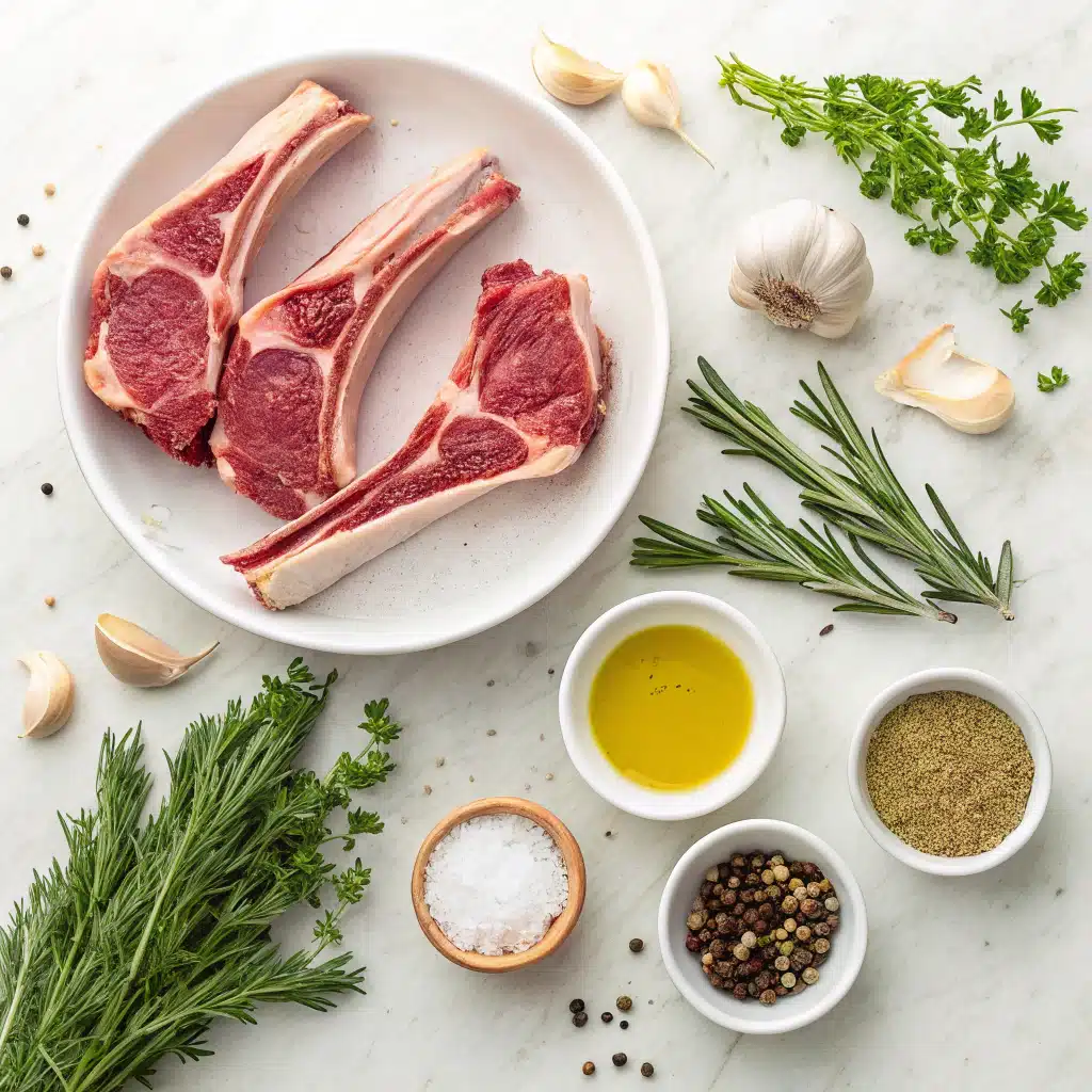 air fryer lamb chops ingredients