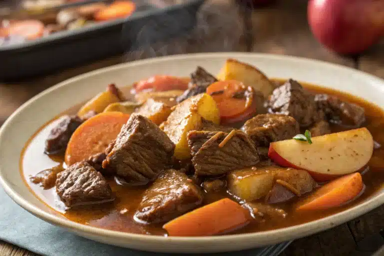 apple cider braised beef featured image