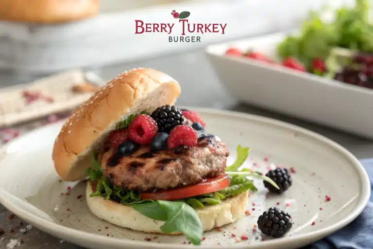berry turkey burger featured image