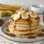 brown sugar banana pancakes featured image