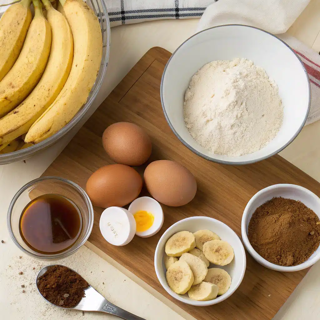 Brown sugar banana pancakes ingredients