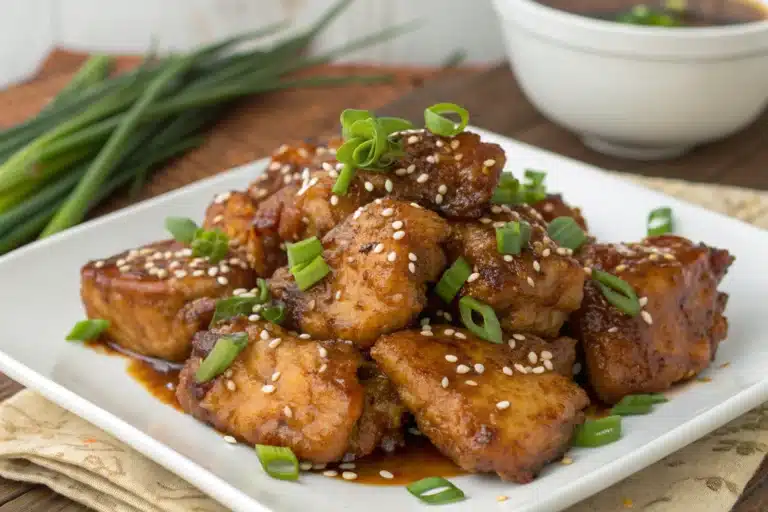 brown sugar garlic chicken recipe featured image