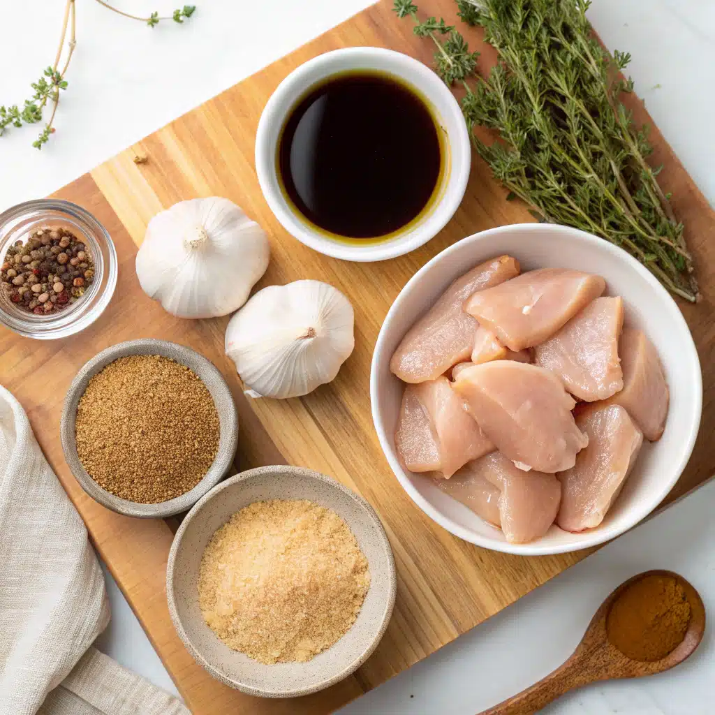brown sugar garlic chicken recipe ingredients