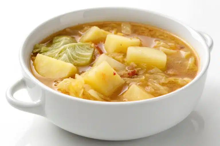 cabbage potato soup featured image