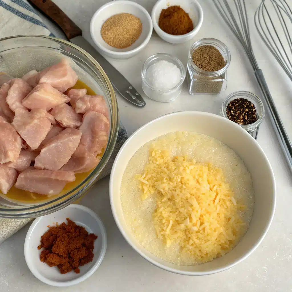 cajun chicken cheesy grits recipe First Step