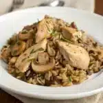chicken mushroom wild rice Serving