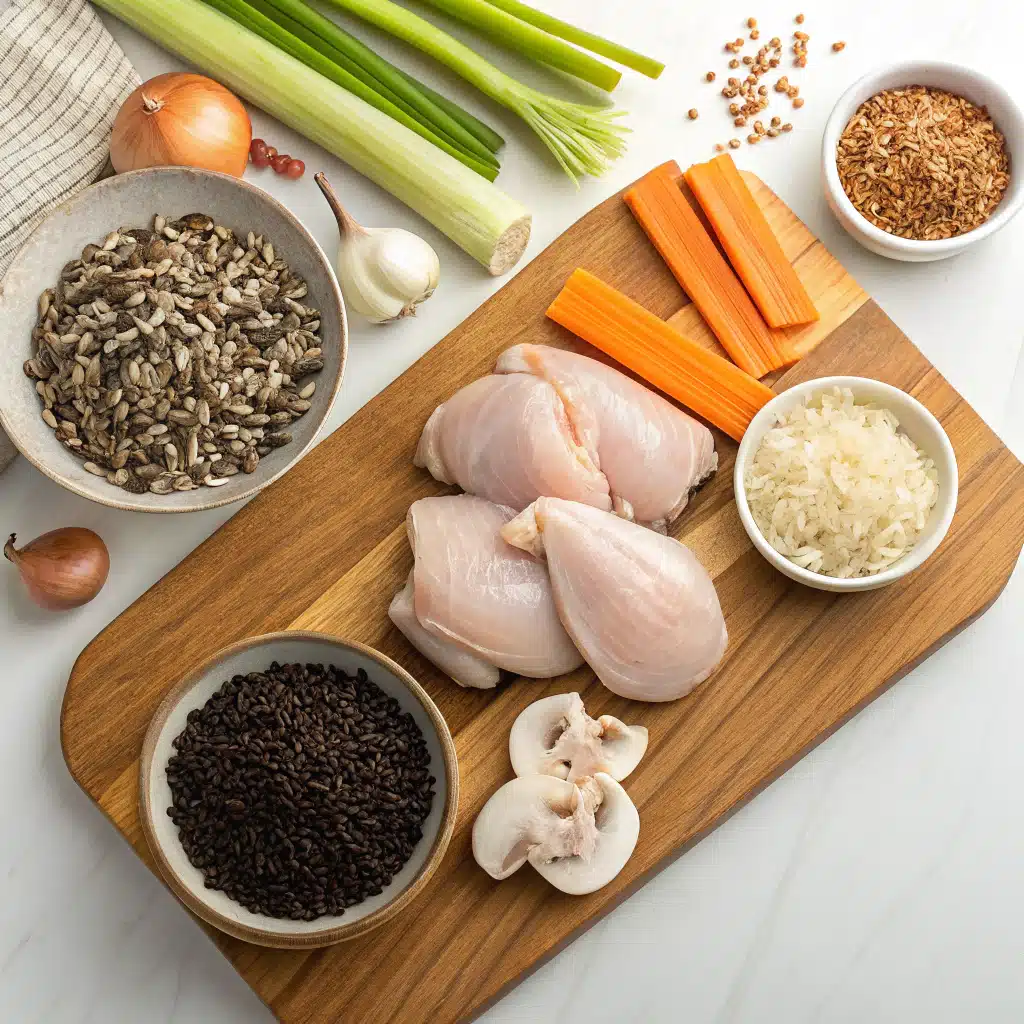 chicken mushroom wild rice ingredients