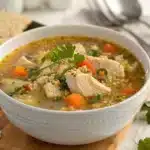 chicken quinoa soup Serving