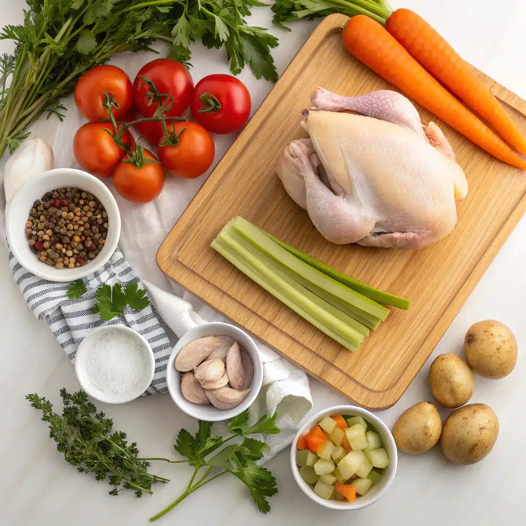 chicken vegetable soup recipe ingredients
