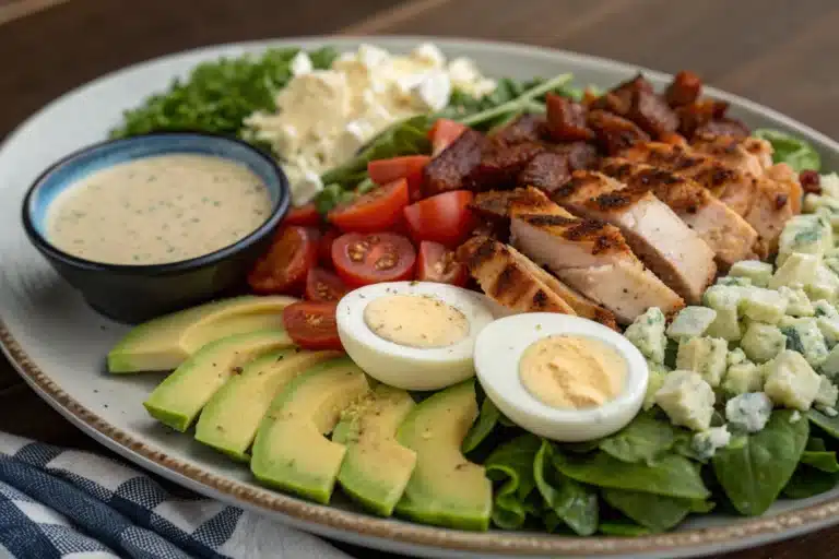 cobb salad recipe featured image