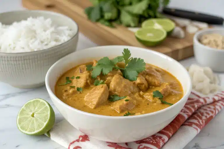 coconut chicken curry featured image
