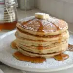 fluffy oatmeal pancakes without banana featured image