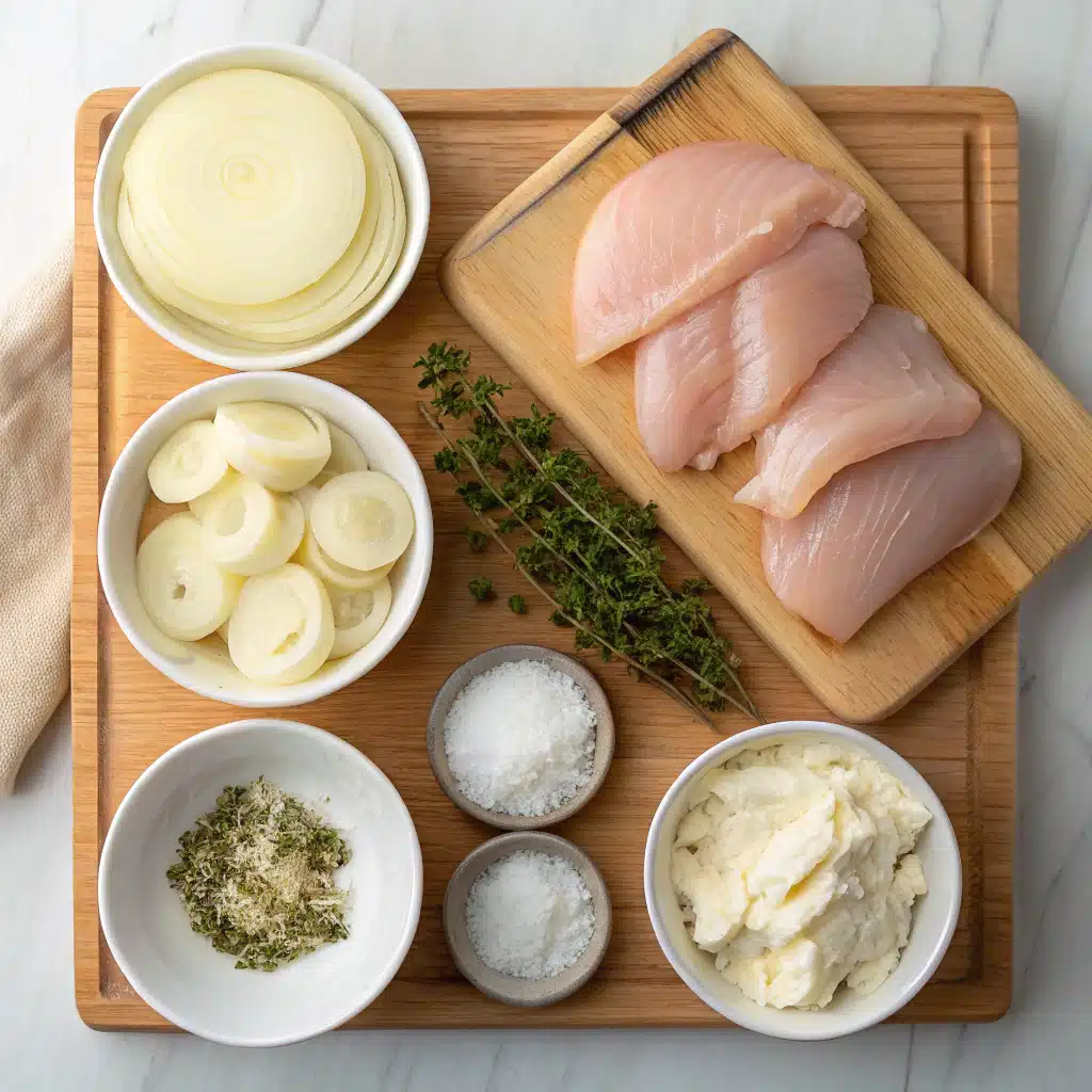 french onion chicken bake ingredients
